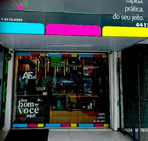 Fachada da AF Print em Boa Viagem